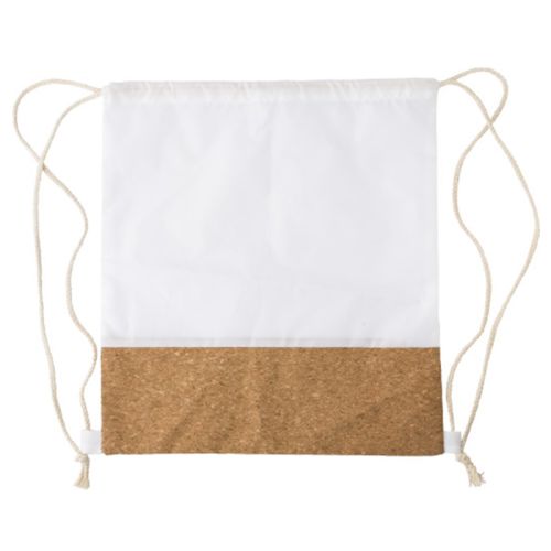 Drawstring bag RPET and cork - Image 3